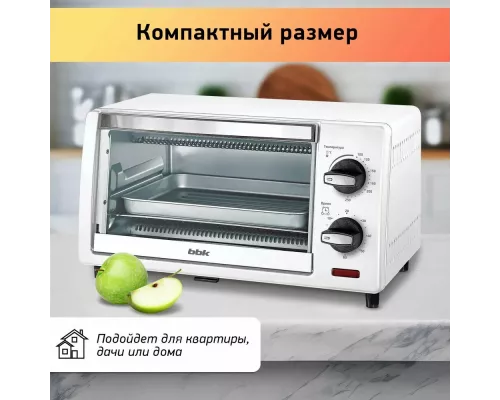 Мини-печь BBK OE0917M белый