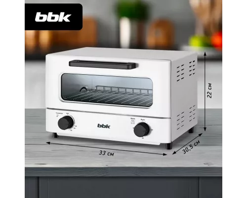 Мини-печь BBK OE1270M белый
