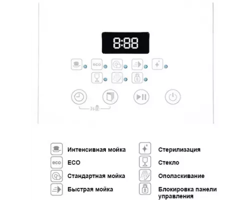 Посудомоечная машина OURSSON DW4003TD/WH