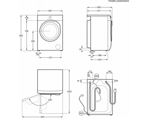 Стиральная машина Electrolux EW7W2481E