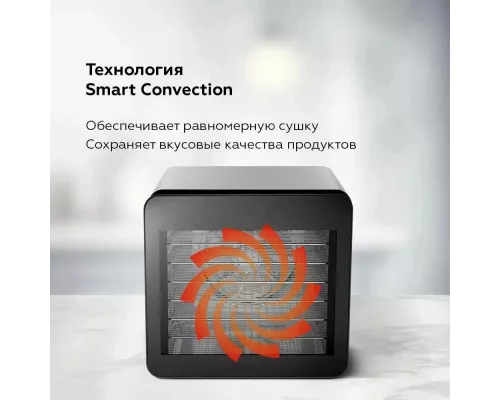 Сушилка для овощей и фруктов BQ FD1006 Black-Steel