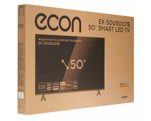 Телевизор Econ EX-50US007B черный