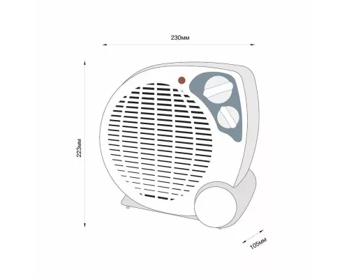 Тепловентилятор Blackton Bt FNH1112 белый
