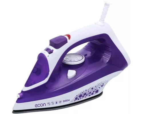 Утюг ECON ECO-BI2201 фиолетовый/белый