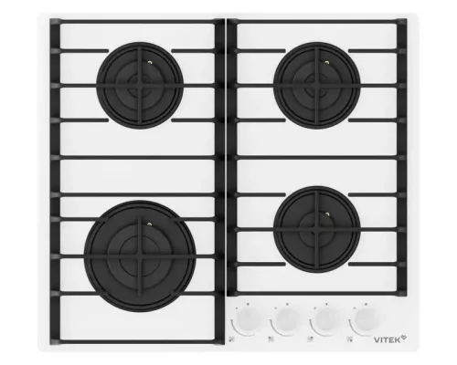 Варочная поверхность Vitek VGH 6420 WG стекло белое