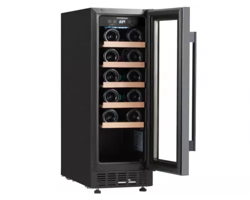 Винный шкаф Hyundai HBWC 0831 SU черный