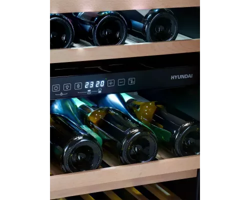 Винный шкаф Hyundai HBWC 0862 DUT черный