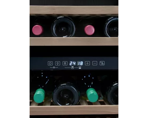 Винный шкаф Hyundai HBWC 1765 DC черный