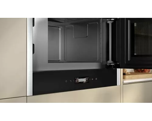Встраиваемая микроволновая печь Neff NR4WR21N1 черный/нержавеющая сталь