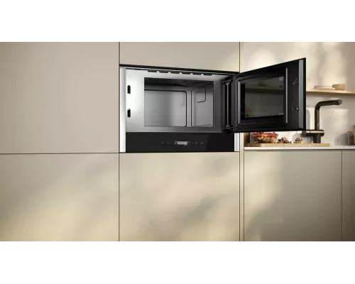 Встраиваемая микроволновая печь Neff NR4WR21N1 черный/нержавеющая сталь