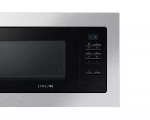 Встраиваемая микроволновая печь Samsung MS23A7013AT/BW серебристый/черный