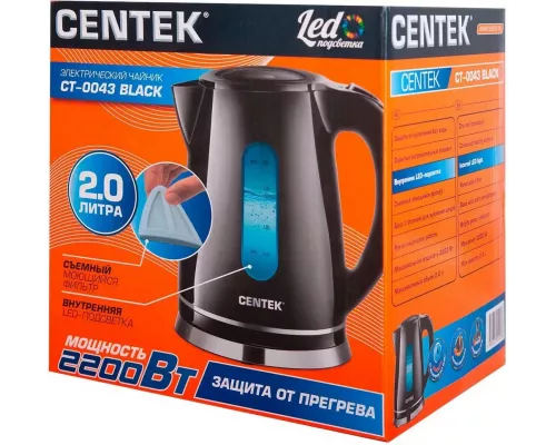 Чайник Centek CT-0043 черный