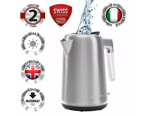 Чайник Polaris PWK-1746СA серый