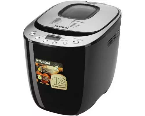 Хлебопечь Hyundai HYBM-P0212 черный/серебристый