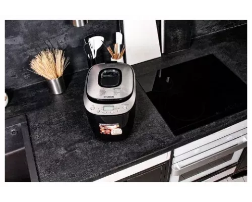 Хлебопечь Hyundai HYBM-P0212 черный/серебристый