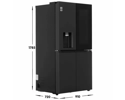 Холодильник LG GC-X24FFCBB черная сталь