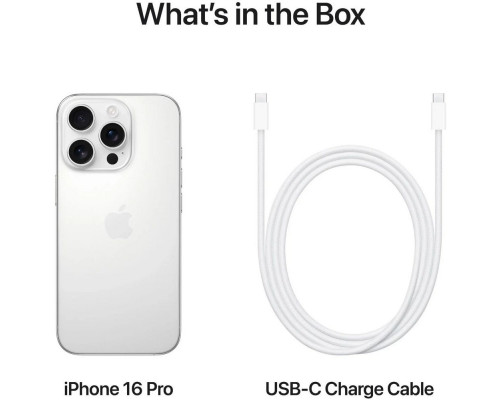 Смартфон Apple iPhone 16 Pro 512GB White Titanium (1Sim) Смартфон Apple iPhone 16 Pro 512GB White Titanium (1Sim)
