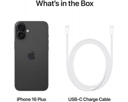 Смартфон Apple iPhone 16 Plus 128GB Black (1Sim) Смартфон Apple iPhone 16 Plus 128GB Black (1Sim)