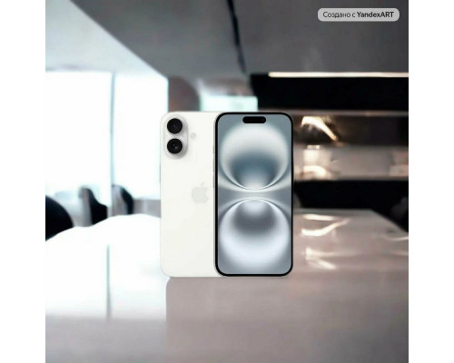 Смартфон Apple iPhone 16 256GB White (1Sim) Смартфон Apple iPhone 16 256GB White (1Sim)