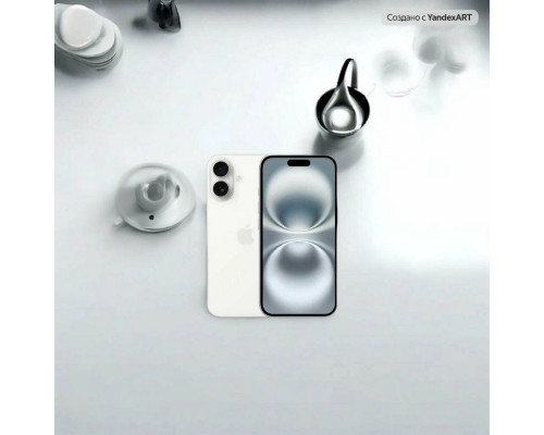 Смартфон Apple iPhone 16 256GB White (1Sim) Смартфон Apple iPhone 16 256GB White (1Sim)