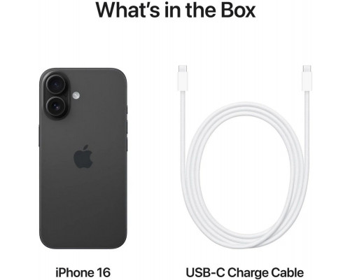 Смартфон Apple iPhone 16 128GB Black (1Sim) Смартфон Apple iPhone 16 128GB Black (1Sim)