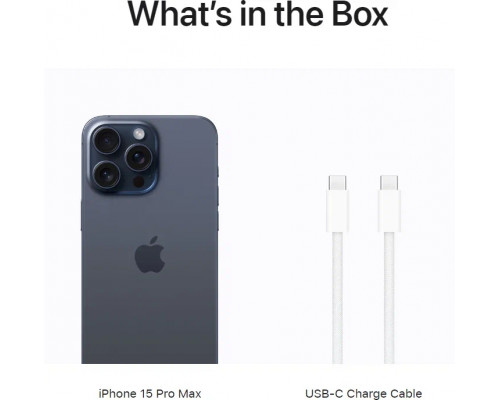 Смартфон Apple iPhone 15 Pro Max 1TB Blue Titanium (1Sim) Смартфон Apple iPhone 15 Pro Max 1TB Blue Titanium (1Sim)