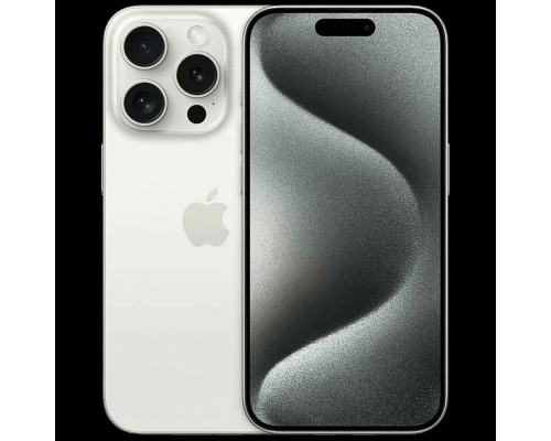 Смартфон Apple iPhone 15 Pro 128GB White Titanium (1Sim) Смартфон Apple iPhone 15 Pro 128GB White Titanium (1Sim)
