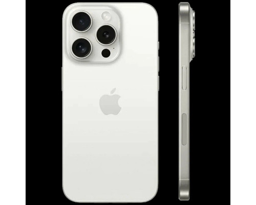 Смартфон Apple iPhone 15 Pro 128GB White Titanium (1Sim) Смартфон Apple iPhone 15 Pro 128GB White Titanium (1Sim)