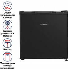 Холодильник Maunfeld MFF50B черный