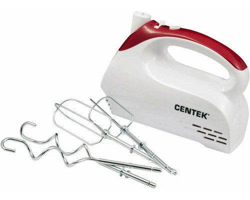 Миксер Centek CT-1117 белый/вишня Миксер Centek CT-1117 белый/вишня