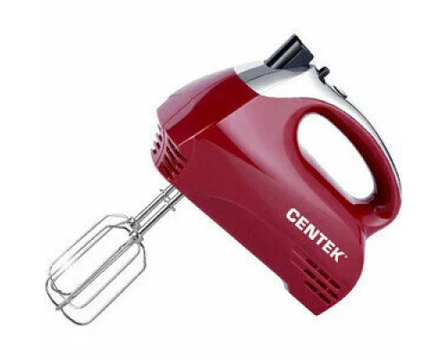 Миксер Centek CT-1118 хром/вишня Миксер Centek CT-1118 хром/вишня