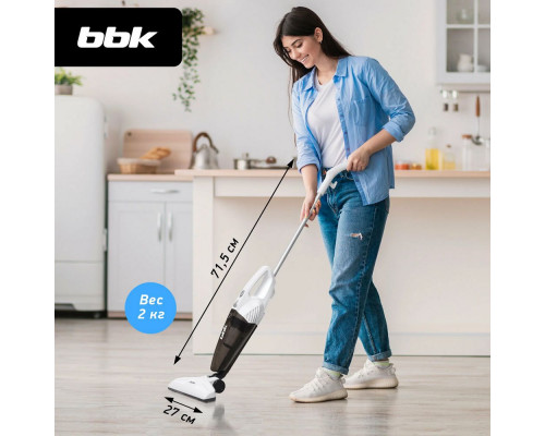 Вертикальный пылесос BBK BV2515 белый/серебро Вертикальный пылесос BBK BV2515 белый/серебро