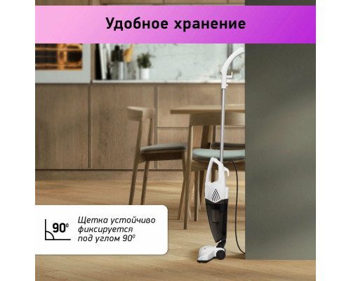 Вертикальный пылесос BBK BV2515 белый/серебро Вертикальный пылесос BBK BV2515 белый/серебро