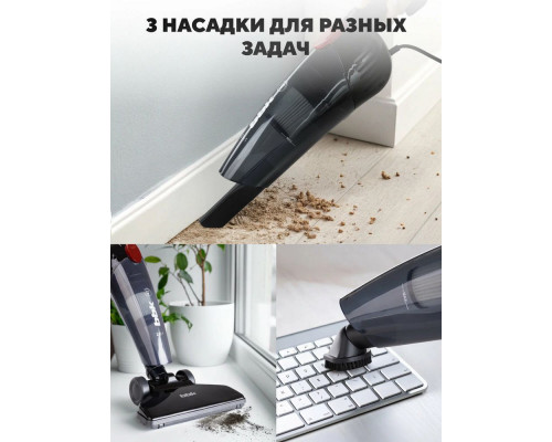 Вертикальный пылесос BBK BV2901 черный/красный Вертикальный пылесос BBK BV2901 черный/красный