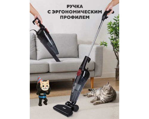 Вертикальный пылесос BBK BV2901 черный/красный Вертикальный пылесос BBK BV2901 черный/красный