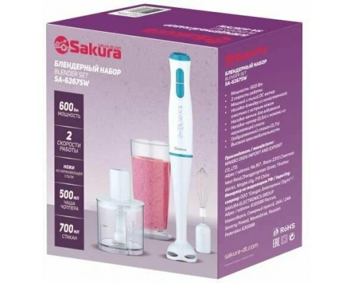 Блендер SAKURA SA-6267SW Блендер SAKURA SA-6267SW