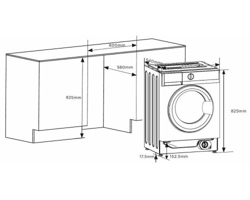 Встраиваемая стиральная машина KORTING KWMI 14IS94 Встраиваемая стиральная машина KORTING KWMI 14IS94