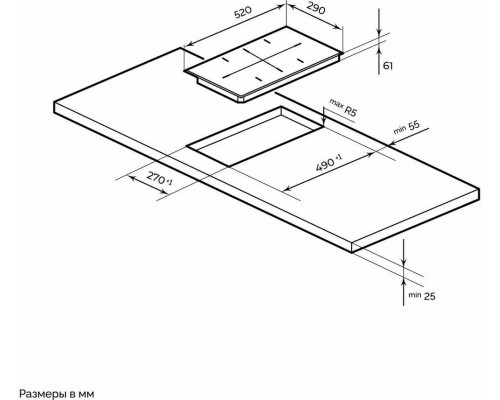 Варочная поверхность MILLEN MIH 302 BL Варочная поверхность MILLEN MIH 302 BL