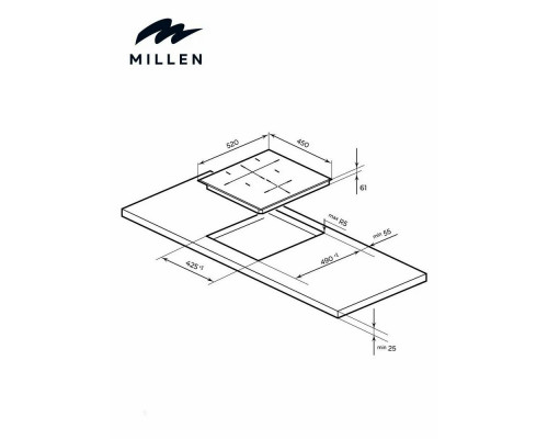 Варочная поверхность MILLEN MIH 452 BL Варочная поверхность MILLEN MIH 452 BL