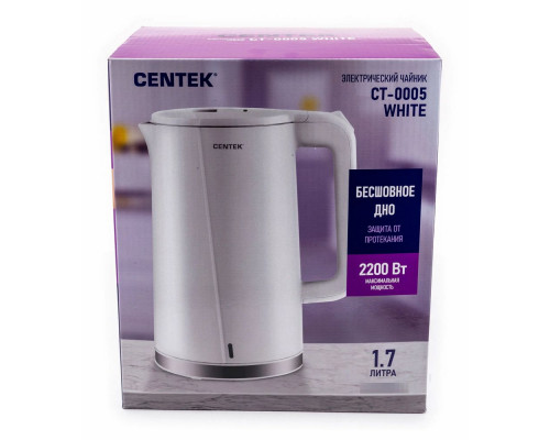 Чайник Centek CT-0005 белый Чайник Centek CT-0005 белый