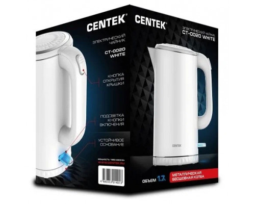 Чайник Centek CT-0020 белый Чайник Centek CT-0020 белый