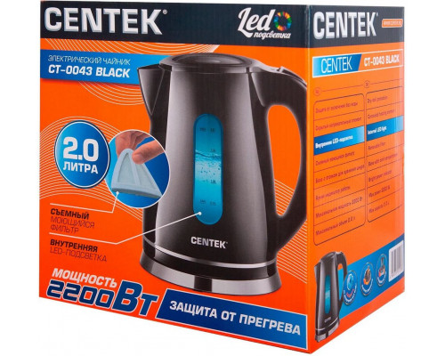Чайник Centek CT-0043 черный Чайник Centek CT-0043 черный