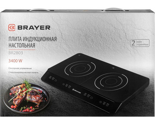 Настольная плита BRAYER BR2803 Настольная плита BRAYER BR2803