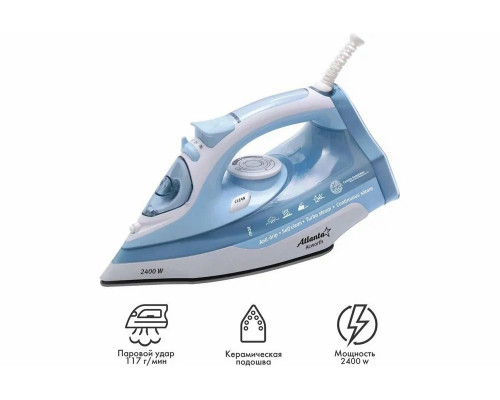 Утюг ATLANTA ATH-5544 blue