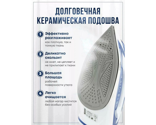 Утюг Atlanta ATH-5545 blue Утюг Atlanta ATH-5545 blue