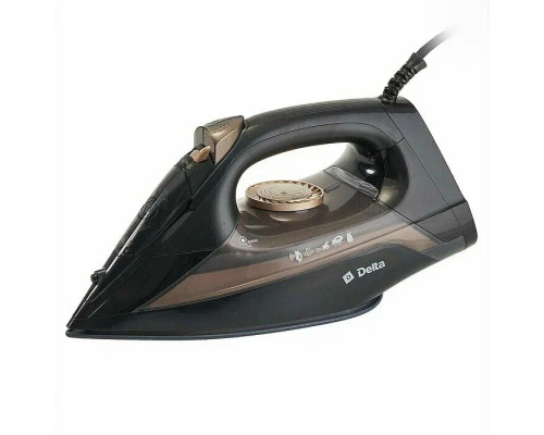 Утюг DELTA DL-152 черный с золотым Утюг DELTA DL-152 черный с золотым