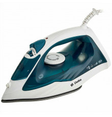 Утюг DELTA DL-153 белый с бирюзовым