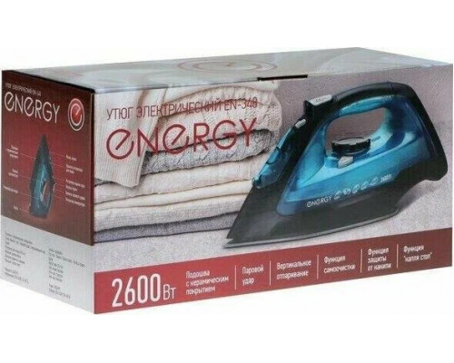 Утюг ENERGY EN-348 черно-бирюзовый Утюг ENERGY EN-348 черно-бирюзовый