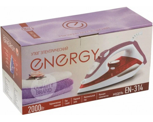 Утюг Energy EN-314 фиолетовый Утюг Energy EN-314 фиолетовый