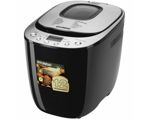 Хлебопечь Hyundai HYBM-P0212 черный/серебристый